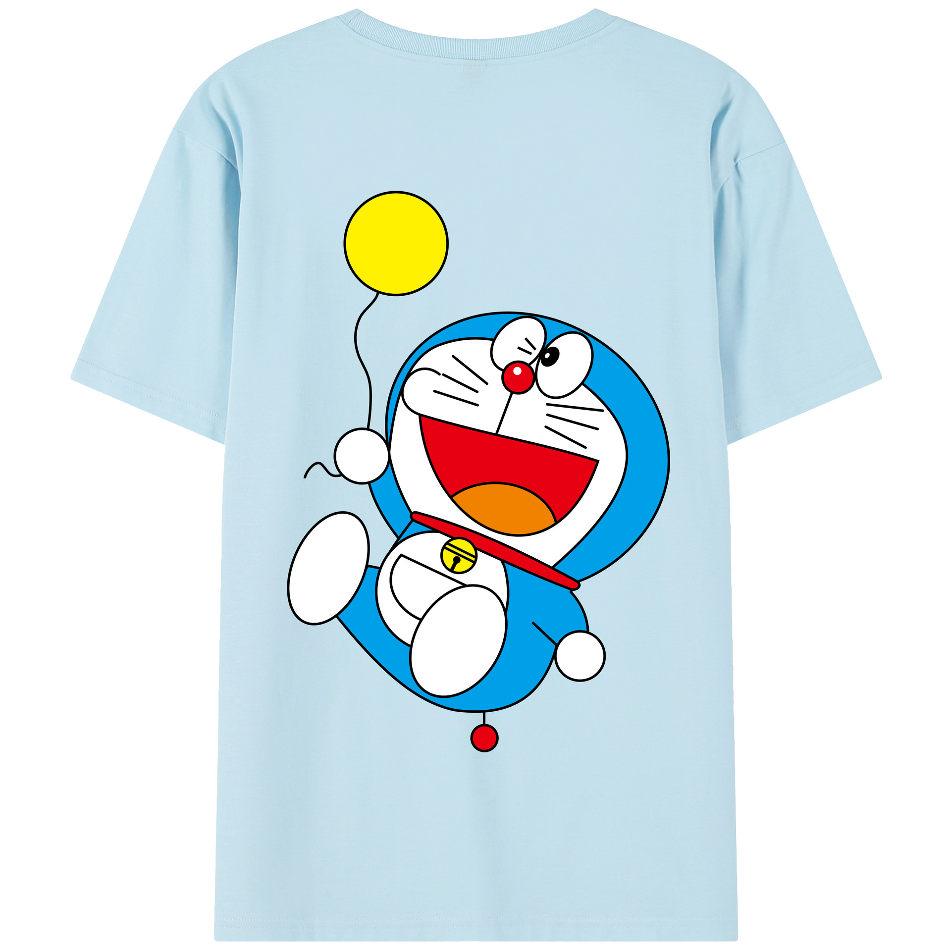 （画像用） ドラえもん Doraemon 綿100％半袖Tシャツ（背面プリント）